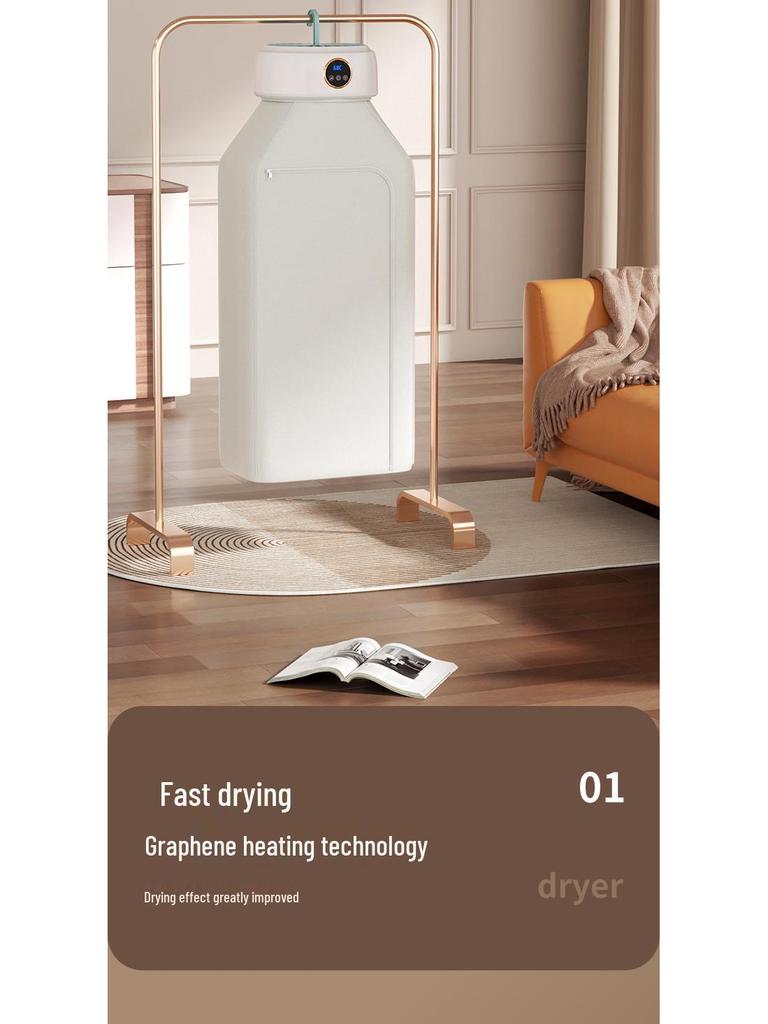 Compact Folding Clothes Dryer & Heater for Home, Dorm, Shoes & Quilts