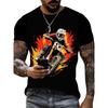 Sporty Men's Short-Sleeve T-Shirt, 23 Print, Athletic Top