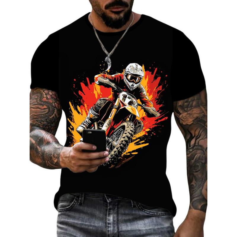 Sporty Men's Short-Sleeve T-Shirt, 23 Print, Athletic Top