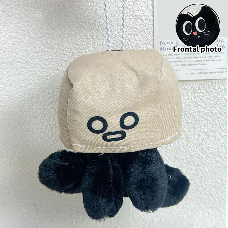 Creative Novelty Bear Plush Keychain Pendant Funny Cute Small Bear Keyrings Exquisite Backpack Decoration Accessories Gifts