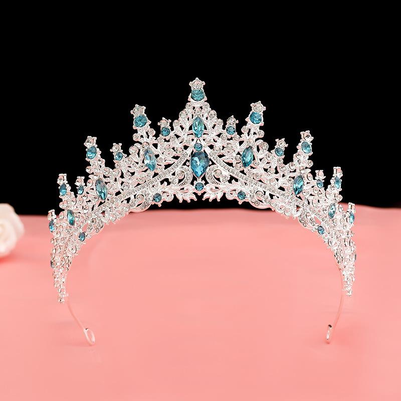 Bride's Crown Headband Wedding Korean Birthday Gift Adult Gift Crystal Crown Princess Dress Hair Accessory