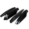 4Pcs Glossy Black Roof Rack Rail End Cover Cap For Toyota Prado 2010-2018