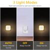 Wireless LED Night Light with Motion Sensor EU UK Plug-in Auto Dusk To Dawn Sensor Energy Efficient Lamp For Kids Children Home