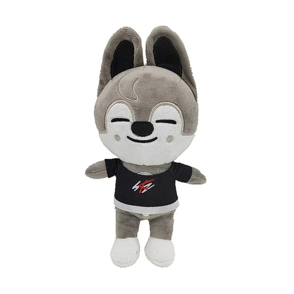 Skzoo Schlüsselanhänger Plüschtier Kawaii Skzoo Stray Wolf Plüsch Cartoon Stofftier Puppe Kawaii Begleiter Spielzeug Kindergeschenk!