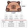 Cute Capibala Absorbent Bathroom Mat Kapibala Non-Slip Toilet Foot Pad Bathtub Carpets Bath Mats Entrance Floor Rug Home Decor
