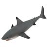 2pcs SHARK Sealife Toy Model Animal Figure - 22cm Solid Plastic