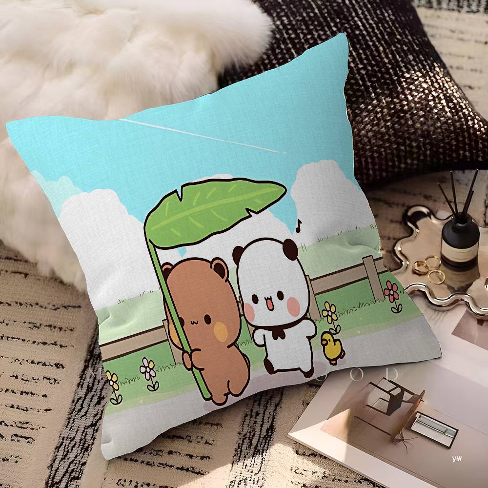 Bubu And Dudu Cute Pillow Cushion Cover Pillowcase Living Room Sofa Home Decor