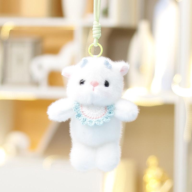 Adorable Cat Plush Keyring With Highquality Plush For Girls Gift And Handbag Charm
