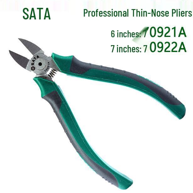 SATA 6-Inch Japanese-Style Plastic Sprue & Wire Cutters, Burr Trimmers (70921A-70922A) 6-inch 70921A