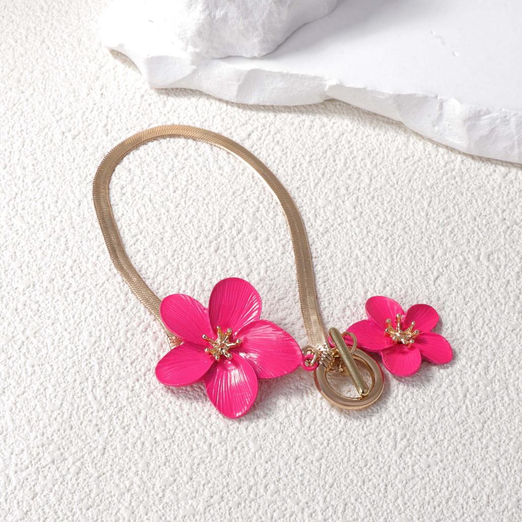 Elegant White Flower Anklet for Women Dainty Boho Beach Foot Jewelry