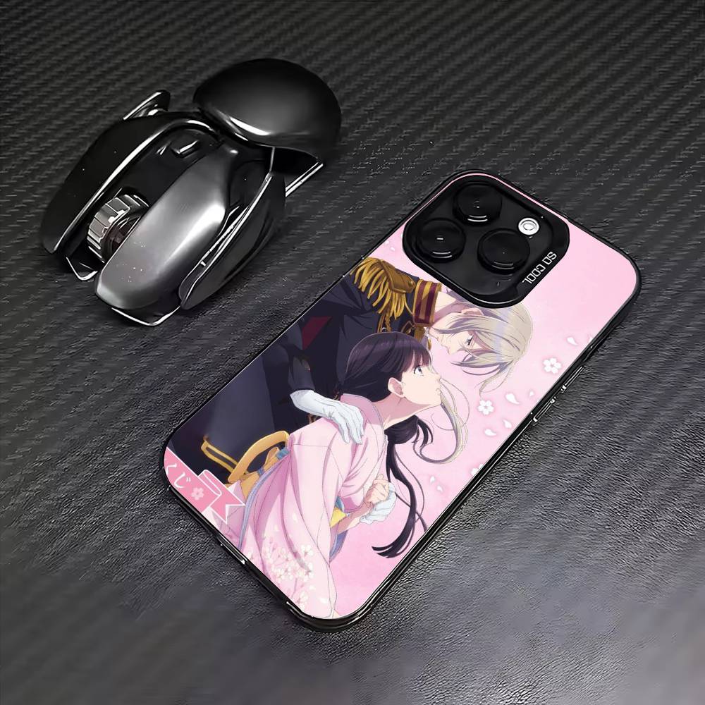 Anime M-My Happy M-Marriage  Phone Case For iPhone17,16,15,14,13,12,11 Plus,Pro Max Colored Silver Plated Inside Cover