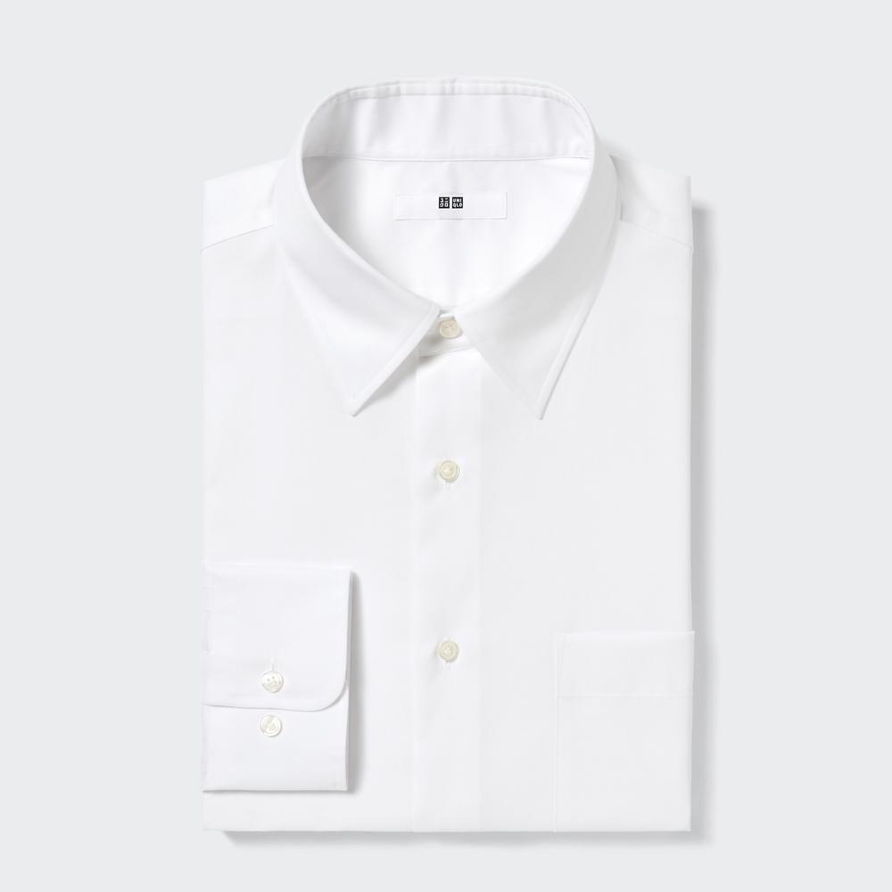 

РУБАШКА ШИРОКОГО СТАНДАРТНОГО КРОЯ UNIQLO EASY CARE (ДЛИННЫЙ РУКАВ, ОБЫЧНЫЙ ВОРОТНИК)