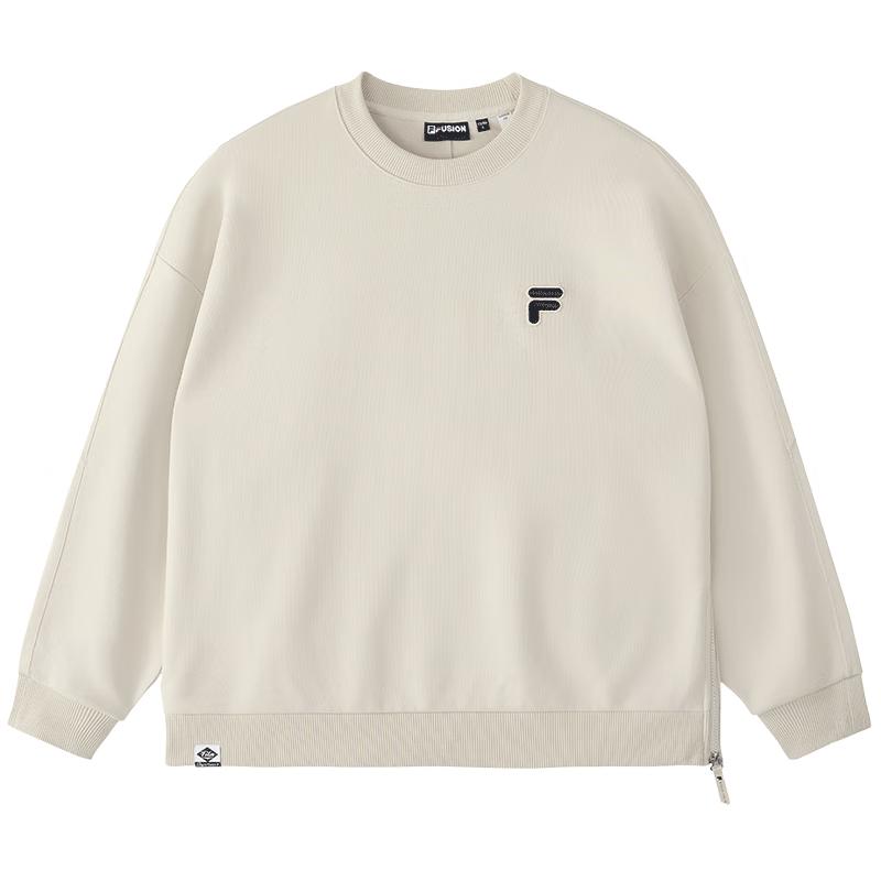 FILA FUSION Unisex Trendy Knit Pullover Sweatshirt