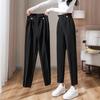 Women's High-Waisted Korean-Style Carrot Pants - Spring New Casual Harem Trousers