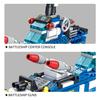 Non-Toxic 520Pcs Maritime Patrol Vessel Building Blocks Toys Model Patrol Boat Assemble Puzzle Bricks Toy Sets For Kid Ornament Gifts