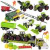 [PACZA][1] Tractor Tractor Agricultural Machinery Farmer Z553 Set