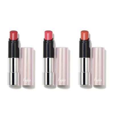 Fujiko No Look Lip 01 Rose  02 Pink  03 Beige 41g