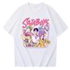 Kpop Demon Hunters Saja Boys T-Shirt Y2K Harajuku Style O-Neck Tee Fan Gift & Collectible Merchandise Fashion Loose Tops