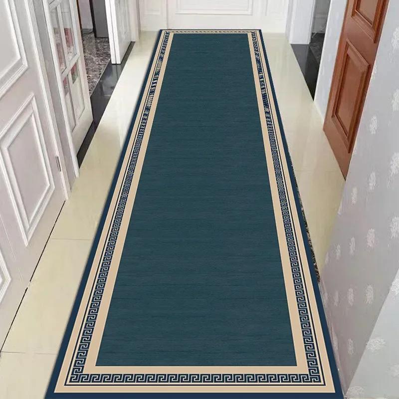 Basit Uzun Koridor Halısı Otel Koridoru Geçit Halısı Ev Ofis Merdiven Halısı Yatak Odası Mutfak Yer Paspası Dekoratif Giriş