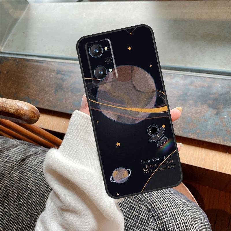 

Astronaut Spaceship Case For Realme 15 Pro GT7 GT6 11 12 13 14 Pro Plus C55 C51 C53 C35 C33 C61 C65 C67 C71 C75 Realme 10 4G