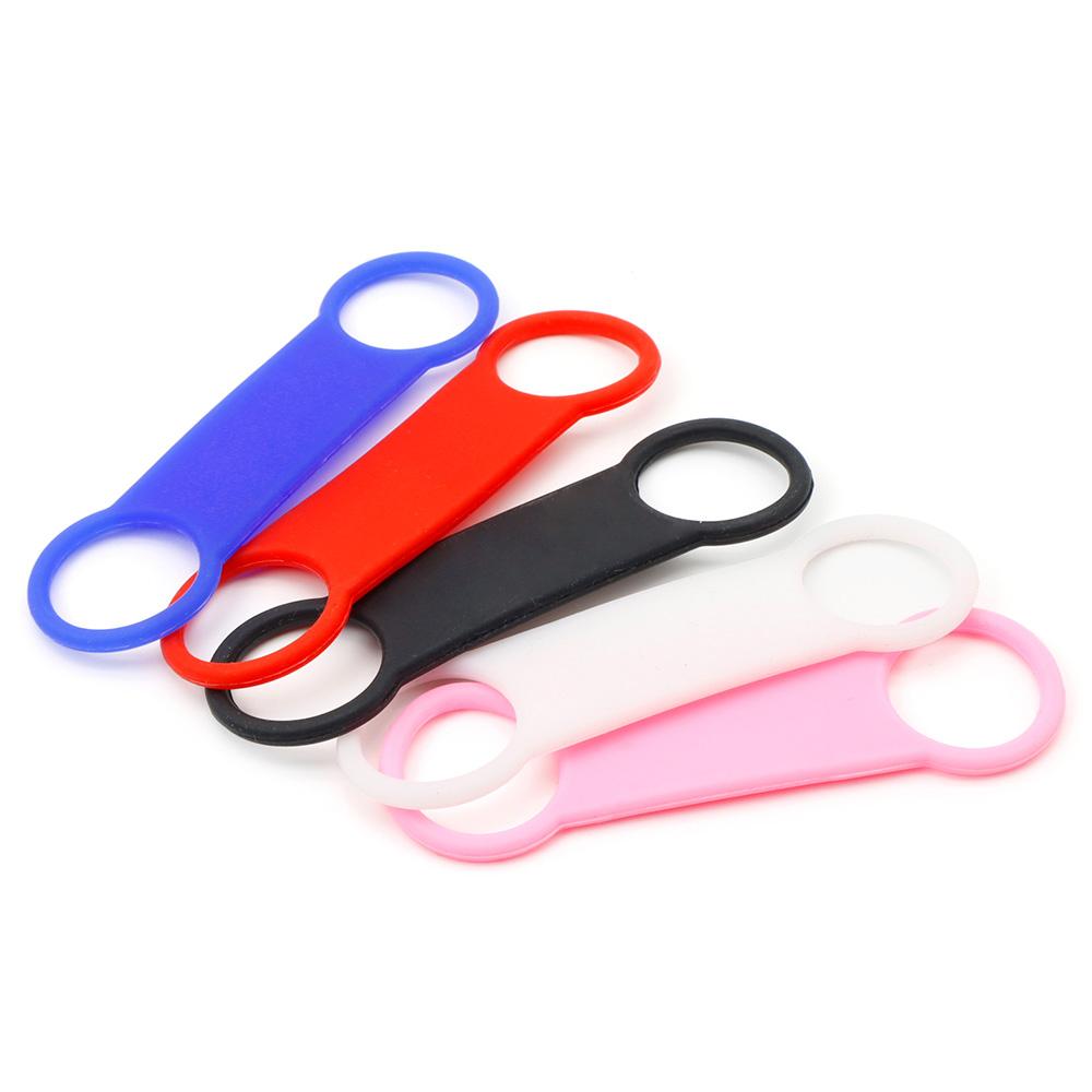 Wholesale 20PCS Pet Identity Silicone Blank Dog Accessories Matching Collar Anti-loss Nameplate Cat Stretch Rubber 3