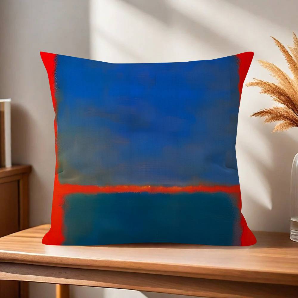Art Mark Rothko painting  Pillow Gift Home Office Decoration Bedroom Sofa Car Cushion Cover case 45x45