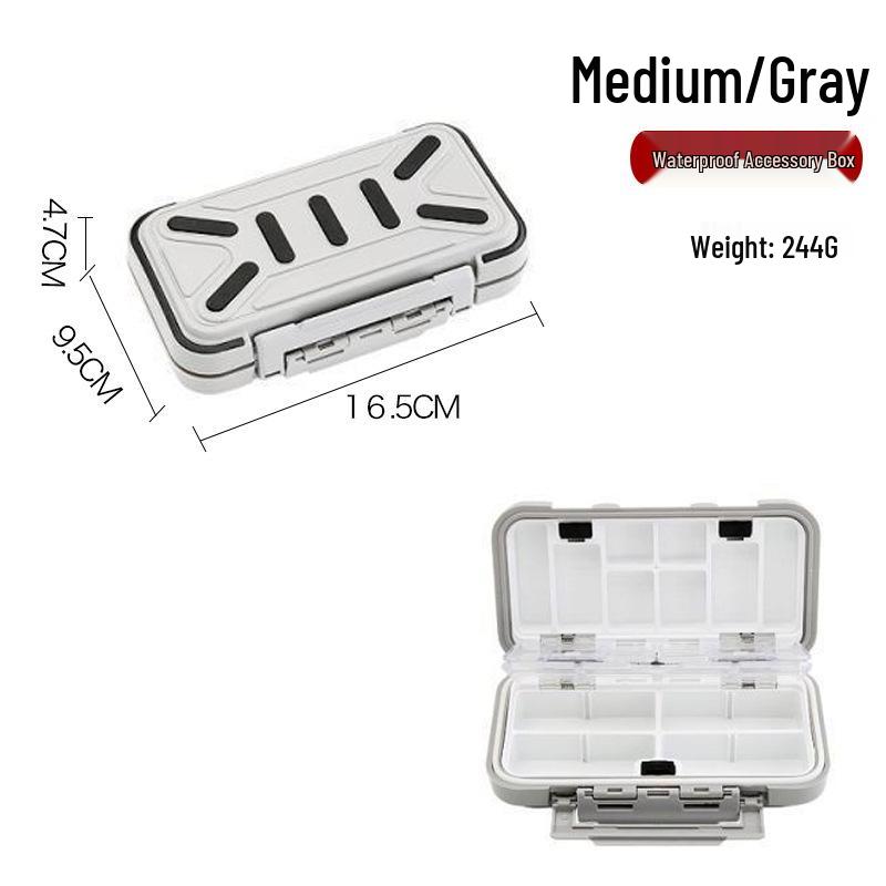 Wasserdichte Tragbare Aufbewahrungsbox für Angelköder und Jigköpfe