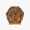 Mini Rodini 1000014113 Basic Leopard Zip Hoodie Leopard Barnhuvtröja med dragkedja