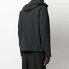 Y-3 FW21 Solid Color Zip-Up Hooded Jacket Men Jackets Black GV6094