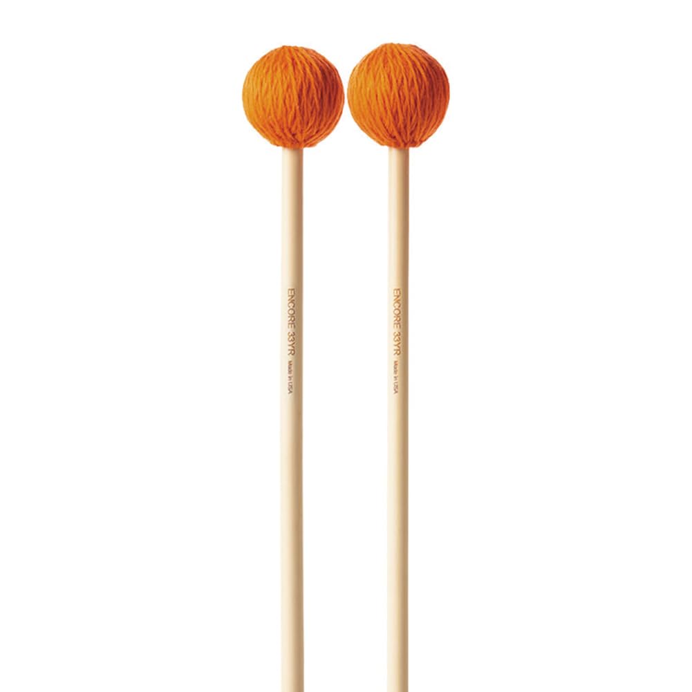 

ENCORE MALLETS Encore Mallet Wool Wound Series Medium Soft EM-33YR оранжевый