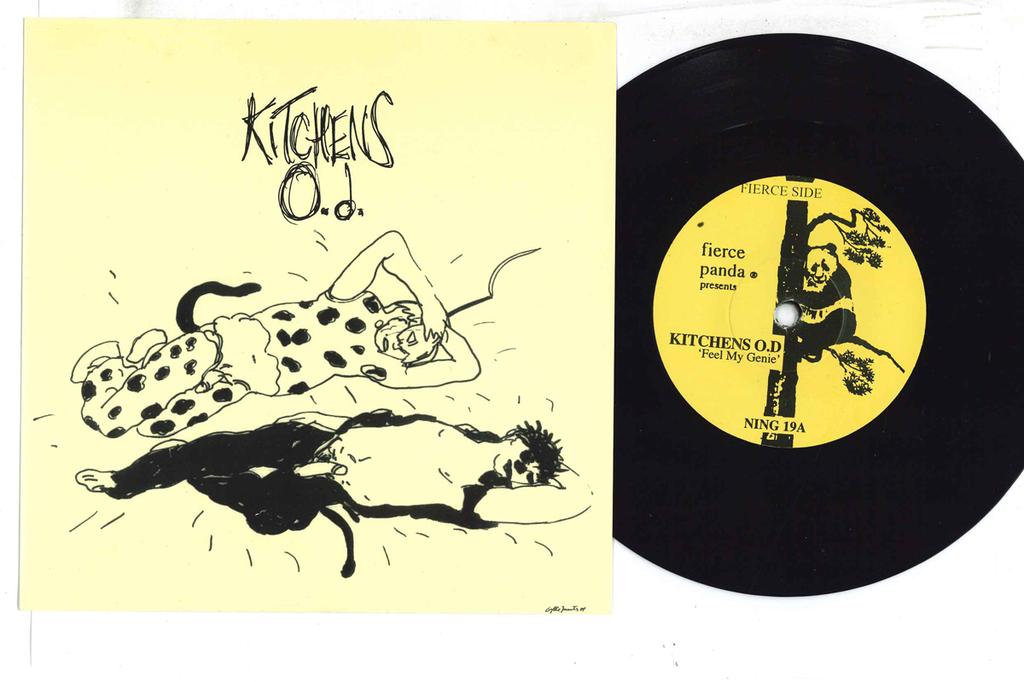 7inch Record KITCHENS OF DISTINCTION - Feel My Genie / To Love A Star NING19 FIERCE PANDA 1996 UK Rock Used