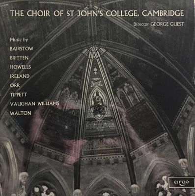 LP Record ST. JOHNS COLLEGE CHOIR DIRECTOR G Twentieth Century Church Music ZRG5340 Argo 1978 UK Classical Used