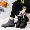 2024 Winter New Foreign Trade Hot-selling Large Size Northeast Cotton Thickened Men's Shoes Outdoor Warm Large Cotton Shoes