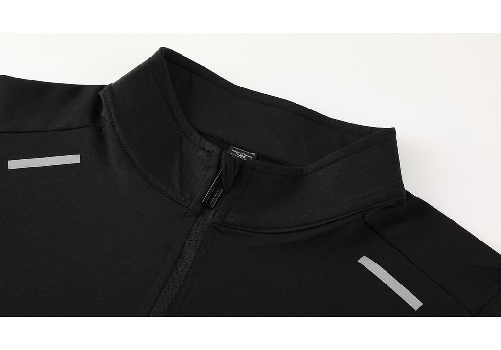 Men's Quick-Dry Half-Zip Long Sleeve Sports T-Shirt - 2024 Spring/Autumn Running & Fitness Apparel