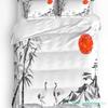 3pcs Bedding Set Winter Snow Mountain Morning Scenery House Duvet Cover Pillow Case Boy Kid Teen Girl Bedding Covers Set
