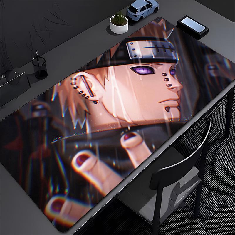 Office Mouse Pad Naruto Pain Gaming Accessories Gabinete Gamer PC Computer Desk Mat Non Slip Keyboard Pad Tablet Rubber Mousepad