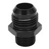 Fuel Line Fitting 12 AN To 1 2NPT 6061‑T6 Aluminum Black Anodized Adapter for Most Fluids