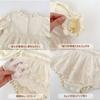 SLINX Lace Floral Ruffled Perfect for and Sizes and Cute and Perfect for Princess QZ2132 Girls' Dress, Print, Sleeves, Weddings, Spring, Autumn,