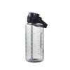 Gradient Two-Color Large Capacity Fitness Straw Cup - Portable Handheld Water Bottle with Scale