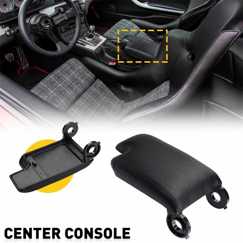 51168213678 Car Center Console Armrest Cover For 3 Series E46 1999 2000 2001 2002 2003 2004 Leather Car Armrest Left Driver