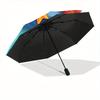 1pc Mermaid Ariel Automatic Folding Umbrella: Compact 8-rib Design  Outdoor, Casual Accessory,  Durable Canopy 8