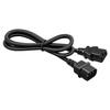 Qoltec Kabel zasilający do UPS | IEC C13/C14 | 3x0.75mm² | 1m