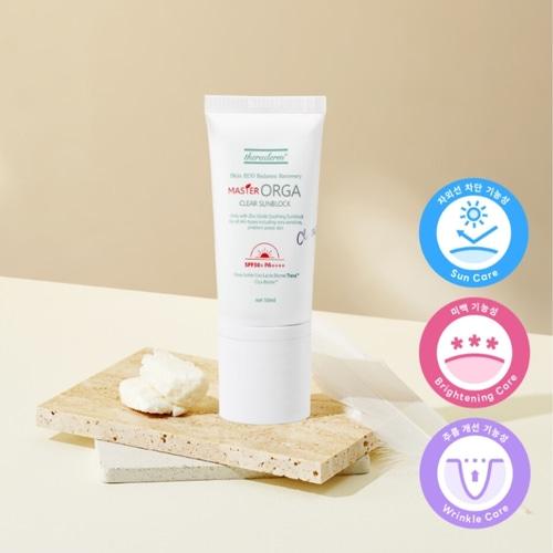 THERADERM Master Orga Clear Sunblock SPF50+ PA++++ 50g