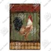 Putuo Decor Huhn Blechschild Vintage Metallschild Plakette Metall Vintage Bauernhaus Wanddeko Hahn Retro Metallschilder