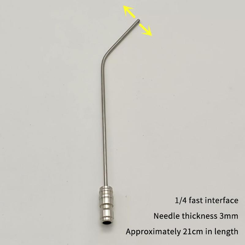 1 pièce Acier Inoxydable Nettoyage Haute Pression Aiguille Buse 1/4" Connexion Rapide Design Fin Pour Nettoyage en Profondeur Réservoirs de Lave-Auto AC