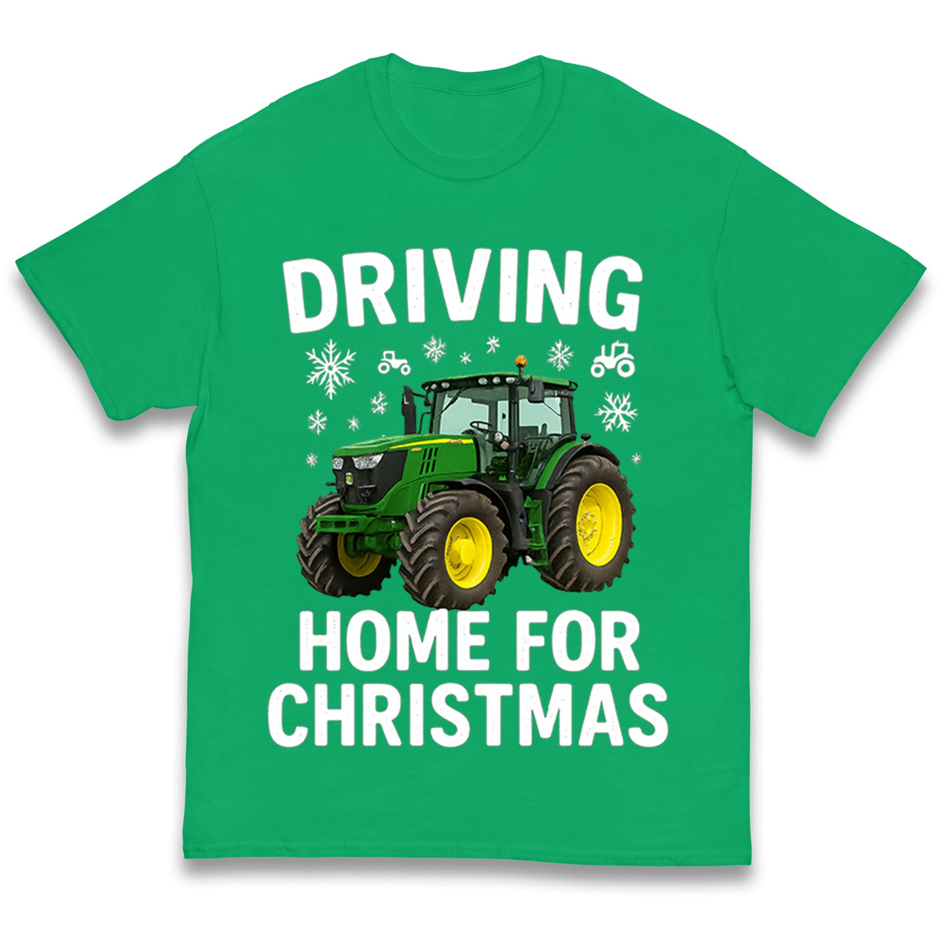 

Driving Home for Christmas John Deere Christmas Kids T Shirt 140