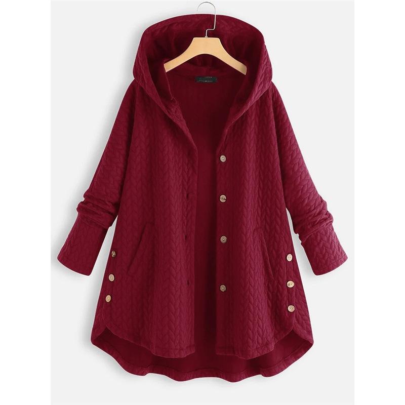Women Jackets Korean Loose Big Size Coat Female Mid Length Hooded Spring Autumn Tops Outewear