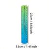 20cm/15cm Flexible Soft Ruler Gradient Rainbow Color Style Dual Unit Measurement In Cm and Inch  for Office Students School Use