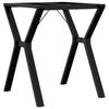 vidaXL Y Shaped Dining Table Base 60 x 60 x 73 cm Steel