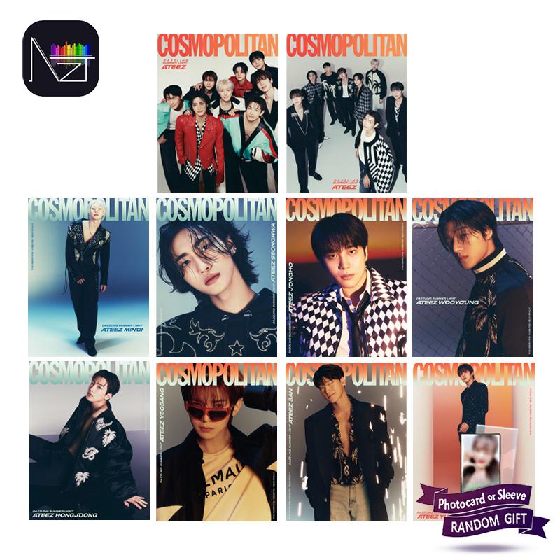 

ATEEZ — выпуск Cosmopolitan от 24 июля (10 видов : доступен выбор обложки)